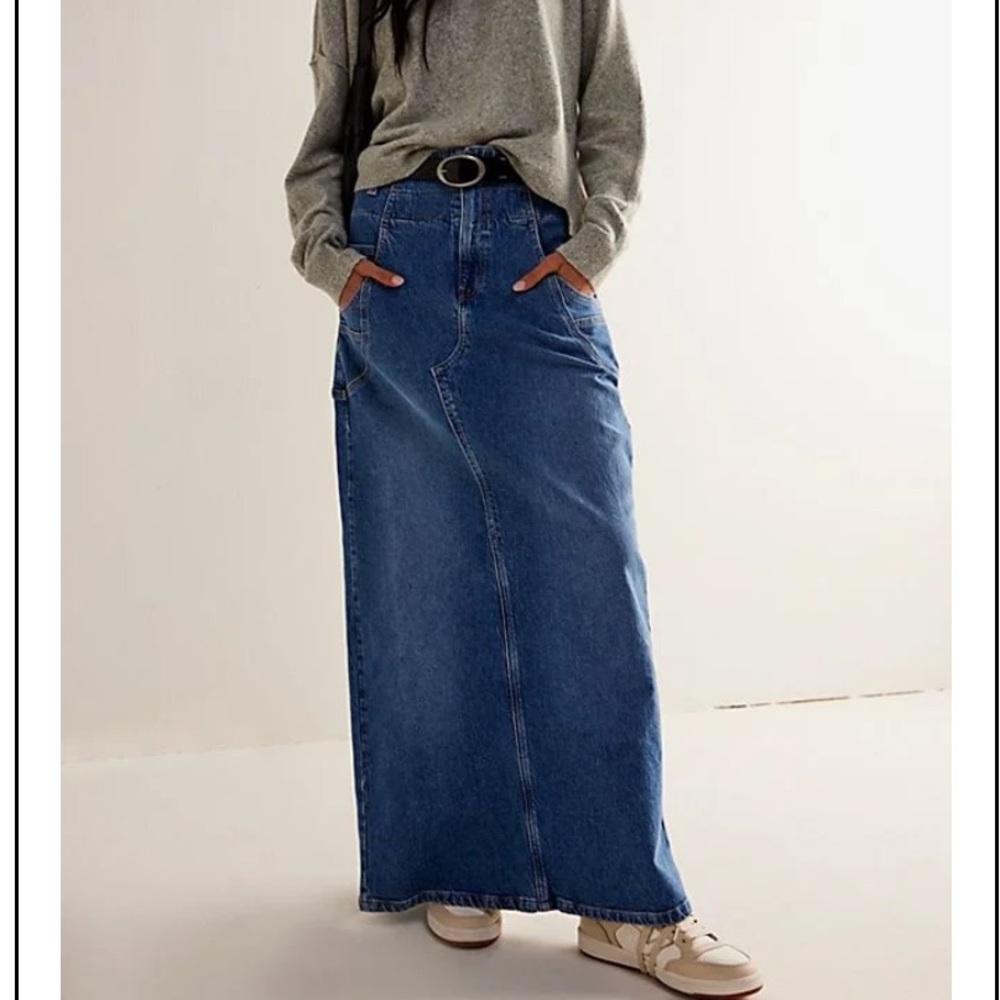 We The Free Freya High Rise Maxi Skirt NWT